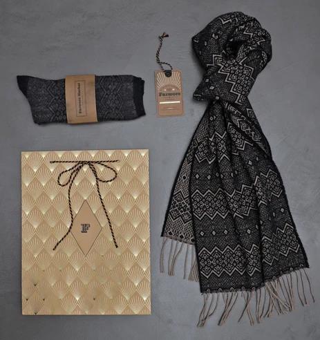 Gift package — socks & merino scarf