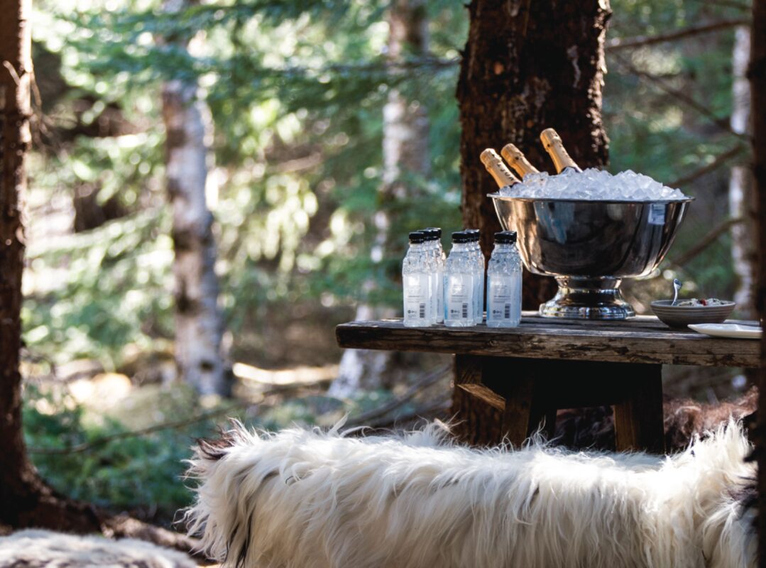 Private forest lunch